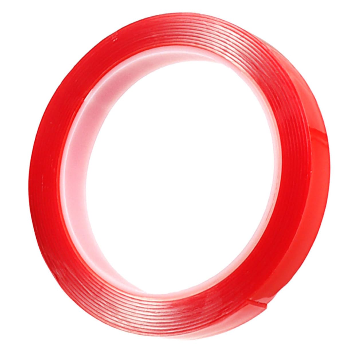 Housoutil 4 Rollen Bürokratie Band schwere Montageband doppelseitiges klebeband strapazierfähig multifunktionales doppelseitiges Klebeband Mehrzweckband breites Klebeband Acrylsäure rot