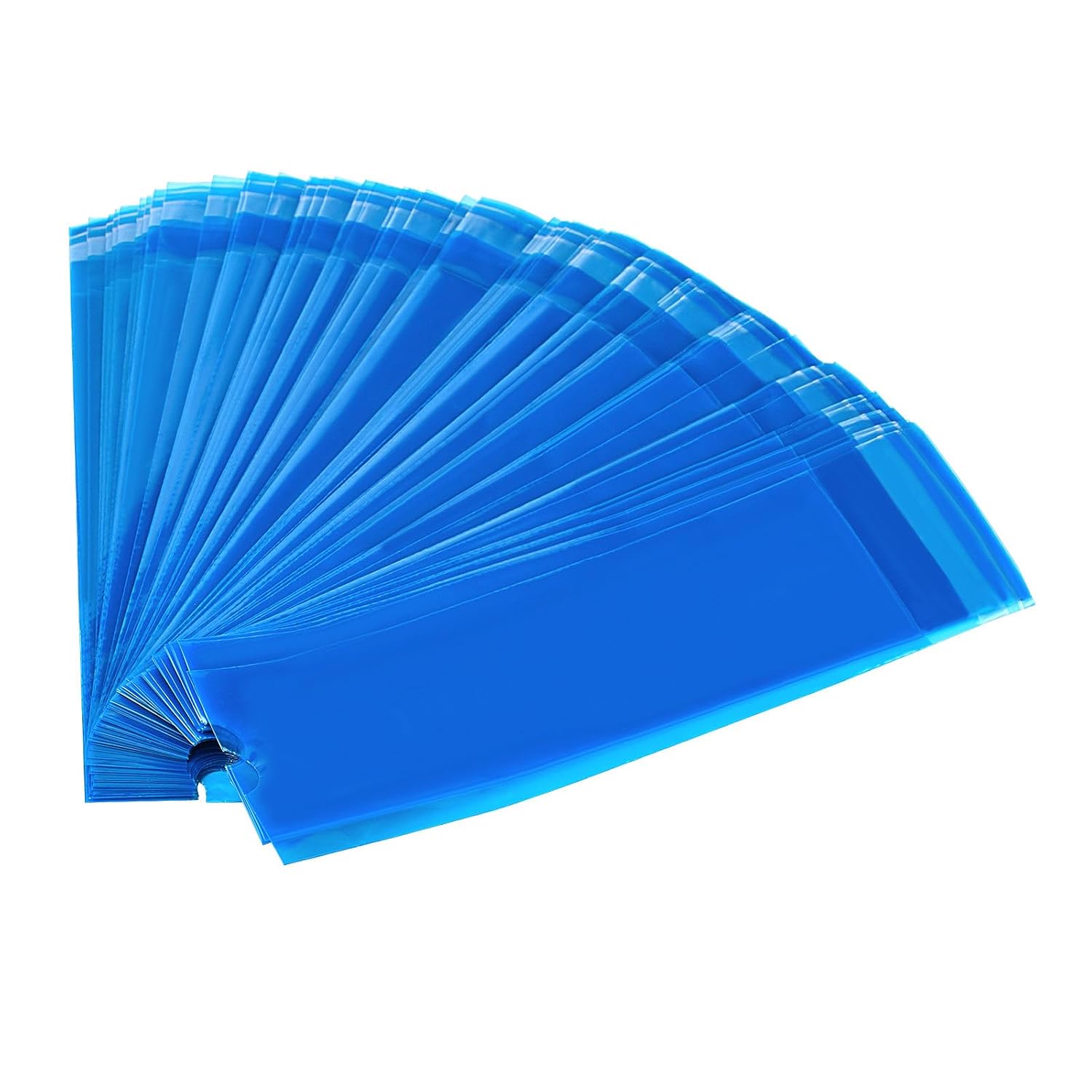 ATOMUS Tattoo Machine Covers with Self-adhesive Strip 100pcs 2.5×8.6 inch Sealable Tattoo Pen Covers Bags Sleeves for Cartridge Pen Tattoo Machine Tattoo Supplies & Accessories (Blue)