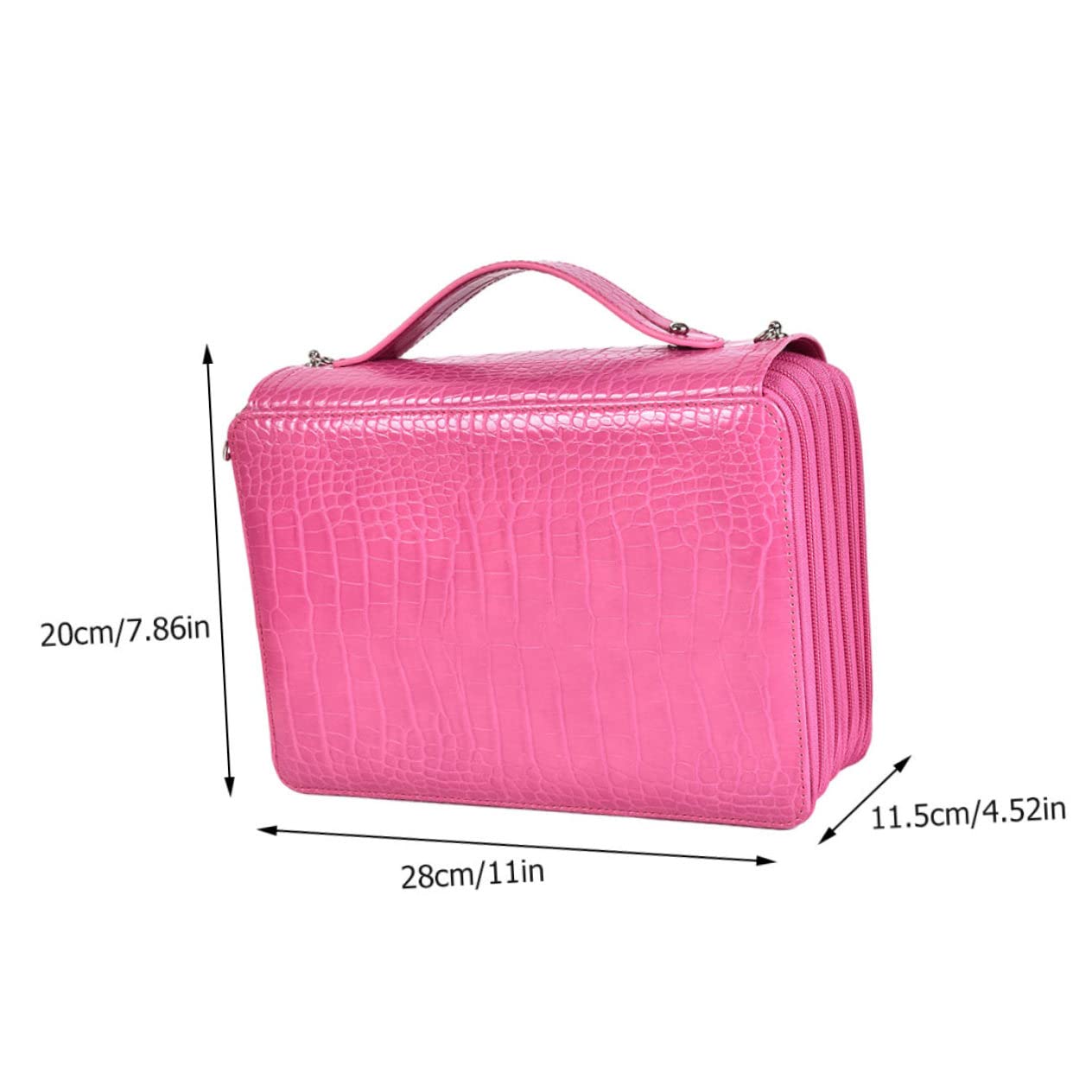 Astuccio Portapenne da Scuola 252 Fori, Grande Capacità, Zip | Decorazioni Scuola, Pu e Poliestere, Portatile, Organizer per Matite e Forniture Scolastiche