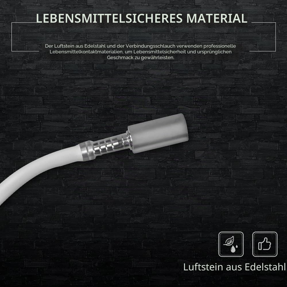DUEBEL Molekulare Gastronomie Schaumgenerator, tragbares Schaumerzeugungs-Kit (angetrieben durch Trockenbatterie), kreatives Kochwerkzeug
