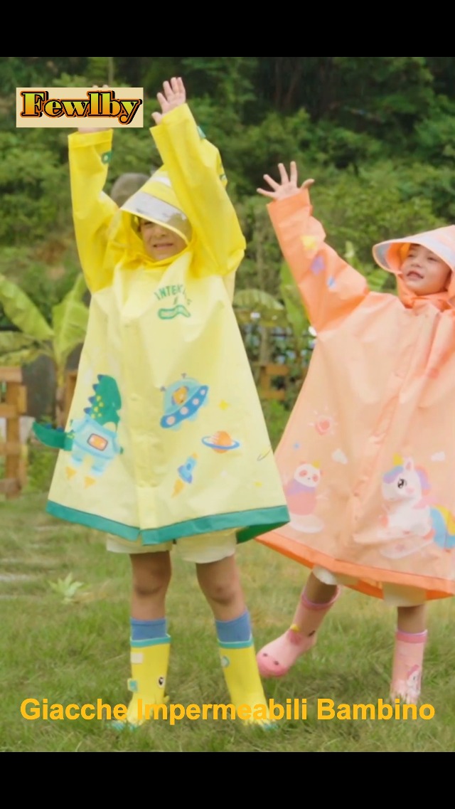 Fewlby Bambini Salopette Impermeabile Per Bambina Fewlby