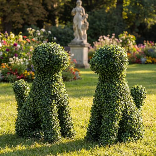 XunYee Topiary Dogs