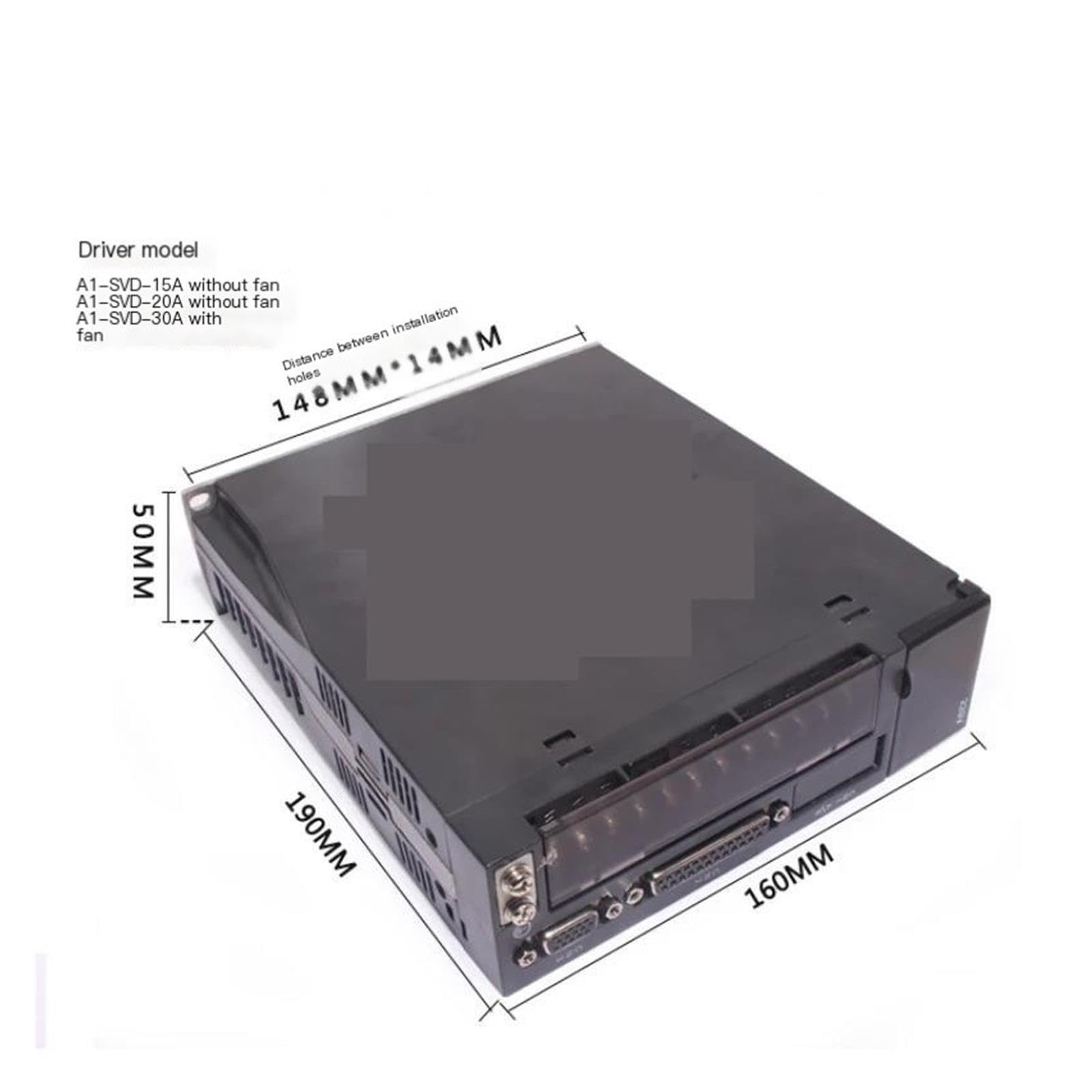Servomotor de CA de 220 V con kit de freno, 130ST-M07725 2 KW