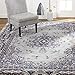 Home Dynamix Premium Sakarya Traditional Area Rug, Oriental Silver/Blue 7'8"x10'7"