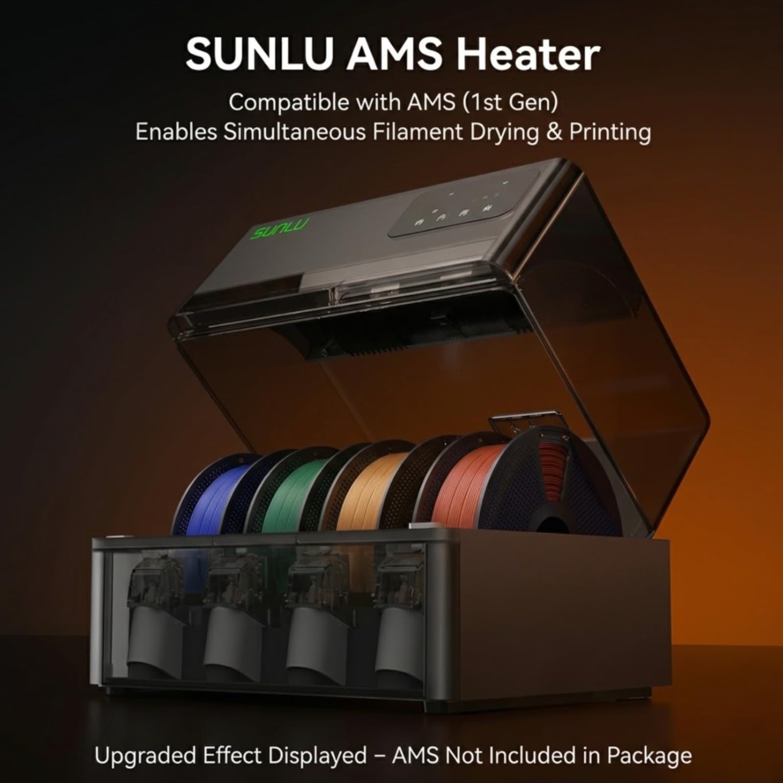 Sunlu AMS Heater Upgrade for Bambu Lab AMS,Add Active Drying