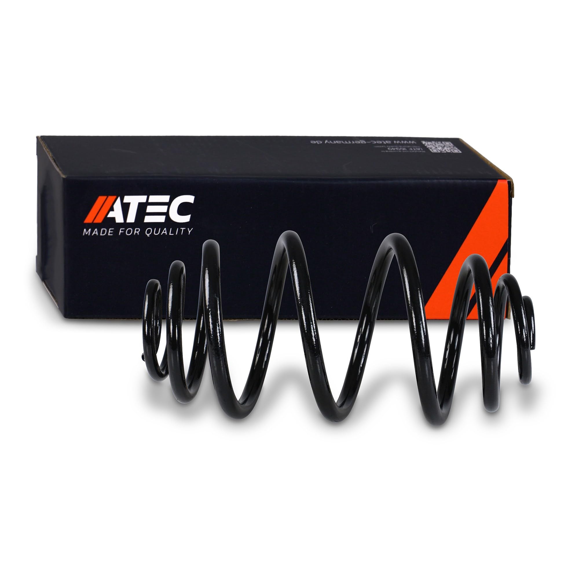ATEC Germany 1x Muelle de suspensión trasera Muelle helicoidal compatible