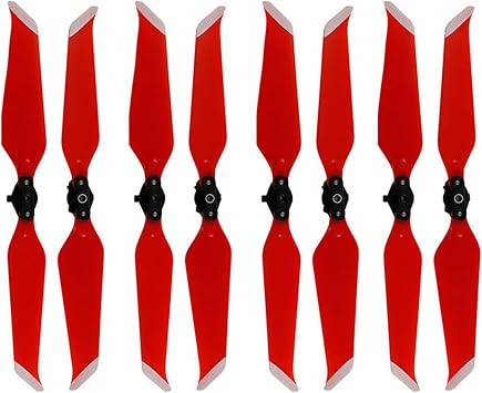 SEized 8pc Quick-Release 8743 Folding Propeller for DJI Mavic 2 Pro Zoom Low-Noise Props Blade Wing Fan Parts Color 8PCS Red