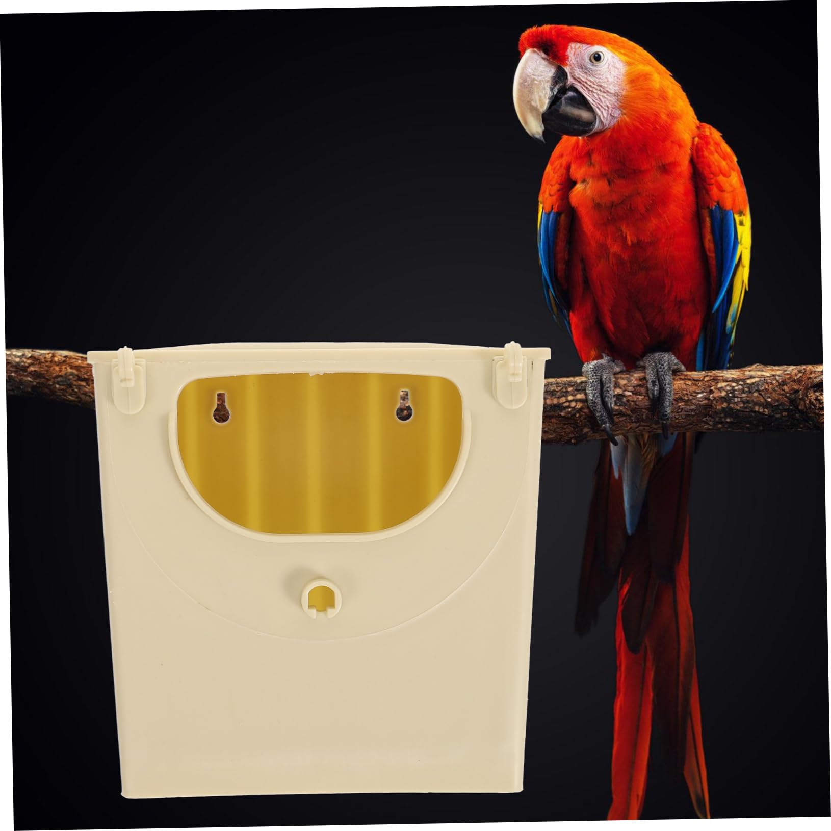 Yardwe Vogel-inkubationskasten Vogel-sitzkasten Vogelbedarf Kunststoff-vogelhaus für Finken Spatzen