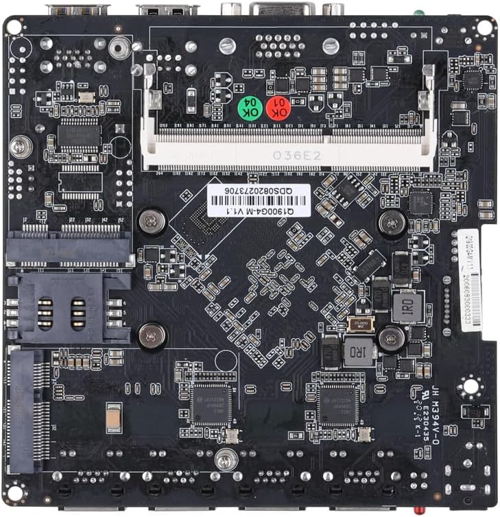 Four LAN Mini PC with 8GB RAM 128GB SSD, VGA, 4 USB Port, Celeron j1900 Processor Quad Core 2 GHz, Fanless Mini PC Soft Router