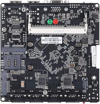 Qotom 4 LAN Mini PC Q190G4N-S08 with 4GB RAM and 64GB SSD, Intel Celeron J1900 Processor, Quad core 2.0 GHz