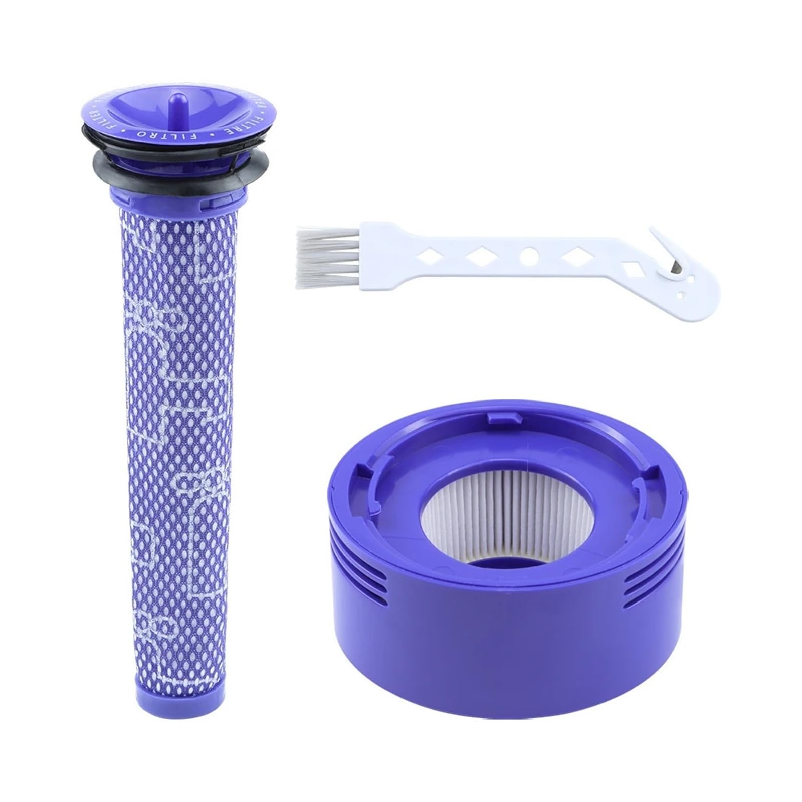 Kompatibel Mit Dyson V7 V8 Roboterstaubsauger, Zubehör, Vorder- Und Rückseite, Waschbarer Filter, Ersatz, Saubere Ersatzteile.(Pre+Post)