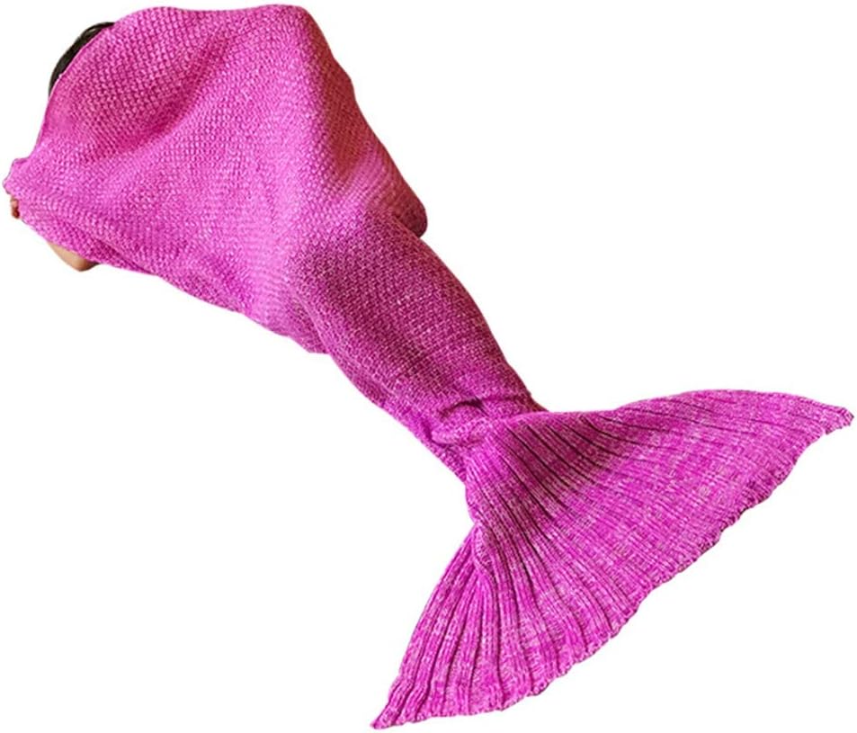 sacco a pelo a coda di sirena per ragazze