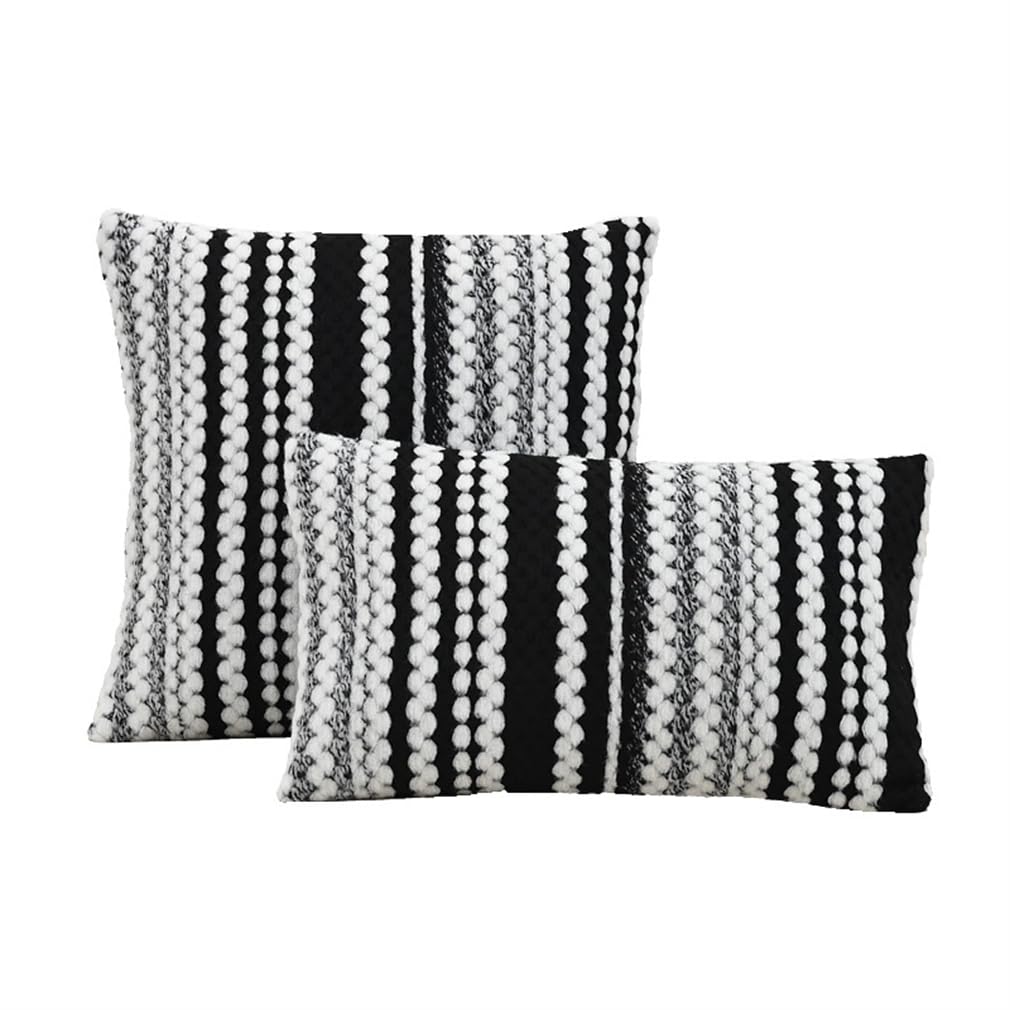 Fundas de cojín jacquard de alta calidad 45x45 cm para decoración rústica y elegante