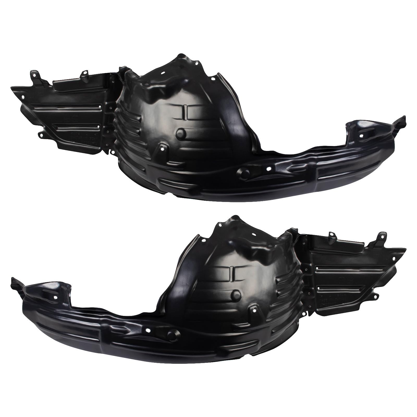TRQ Front Inner Fender Liner Set | For 2017-2022 Subaru Impreza SU1248128 SU1249128