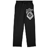 Harry Potter The Marauder's Map Men's Black Sleep Pajama Pants