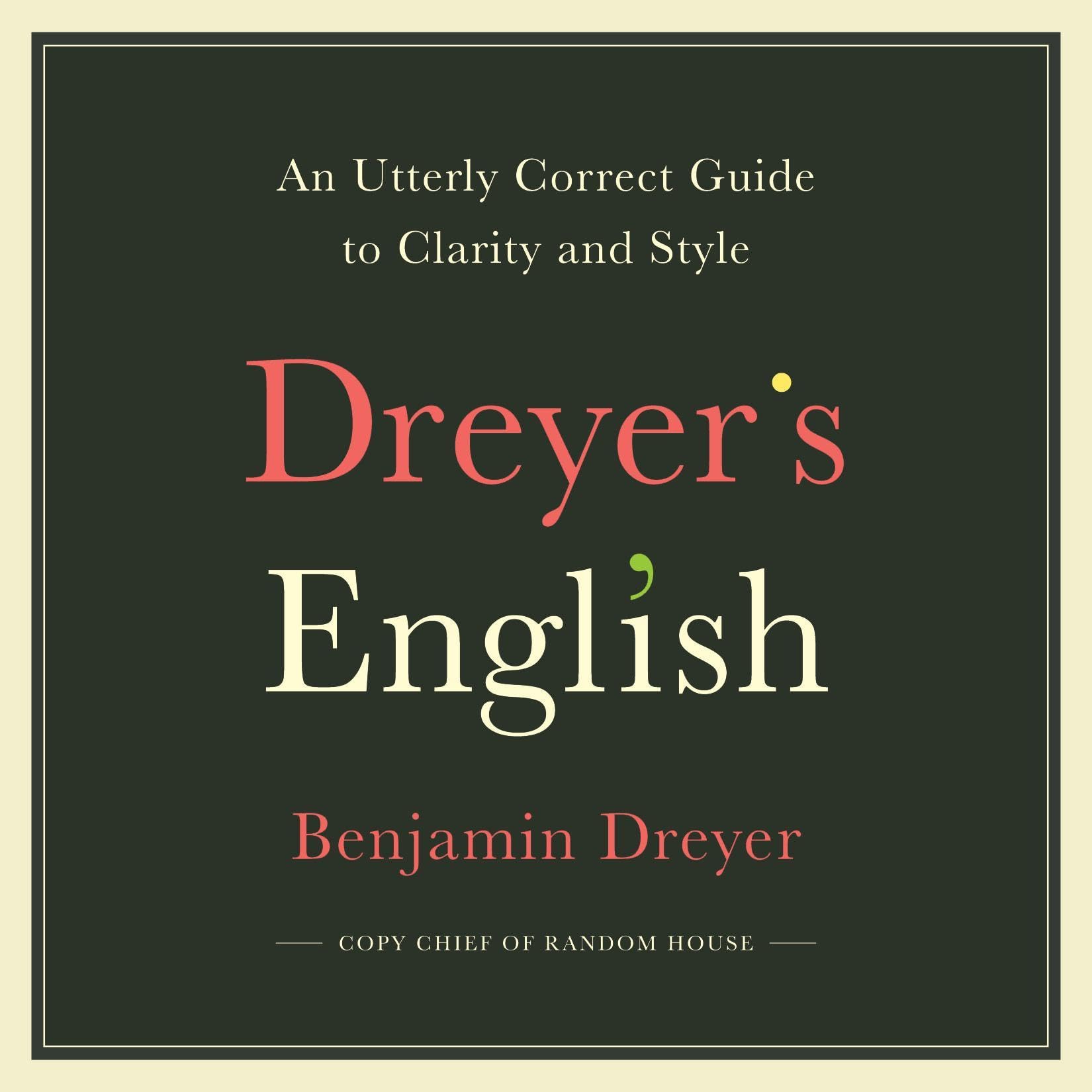 Cover art for Dreyer's English