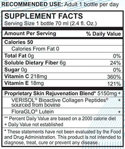 Miniatura 5 de BBGLO Skin Rejuvenation - Bebida de colágeno Complejo antienvejecimiento, 2.4 onzas líquidas (paquete de 6 botellas, original)