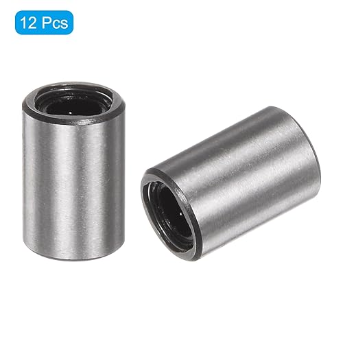 Vista 20 de uxcell 12 rodamientos lineales de bolas LM6UU, diámetro de diámetro de 0.236 in, diámetro exterior de 0.472 in, longitud de 0.748 in, rodamiento