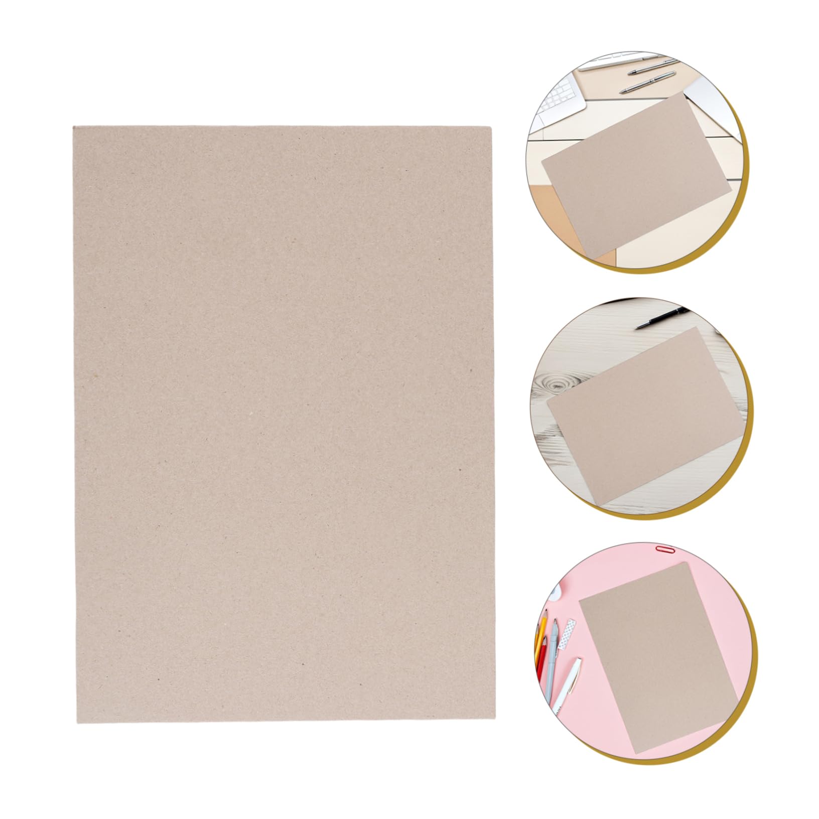 OSALADI 20piezas Tablero de Encuadernación de Libros Cartulina Gruesa para Encuadernación Scrapbooking Estilo Vintage Hojas de Cartón Grueso para Manualidades de Libros