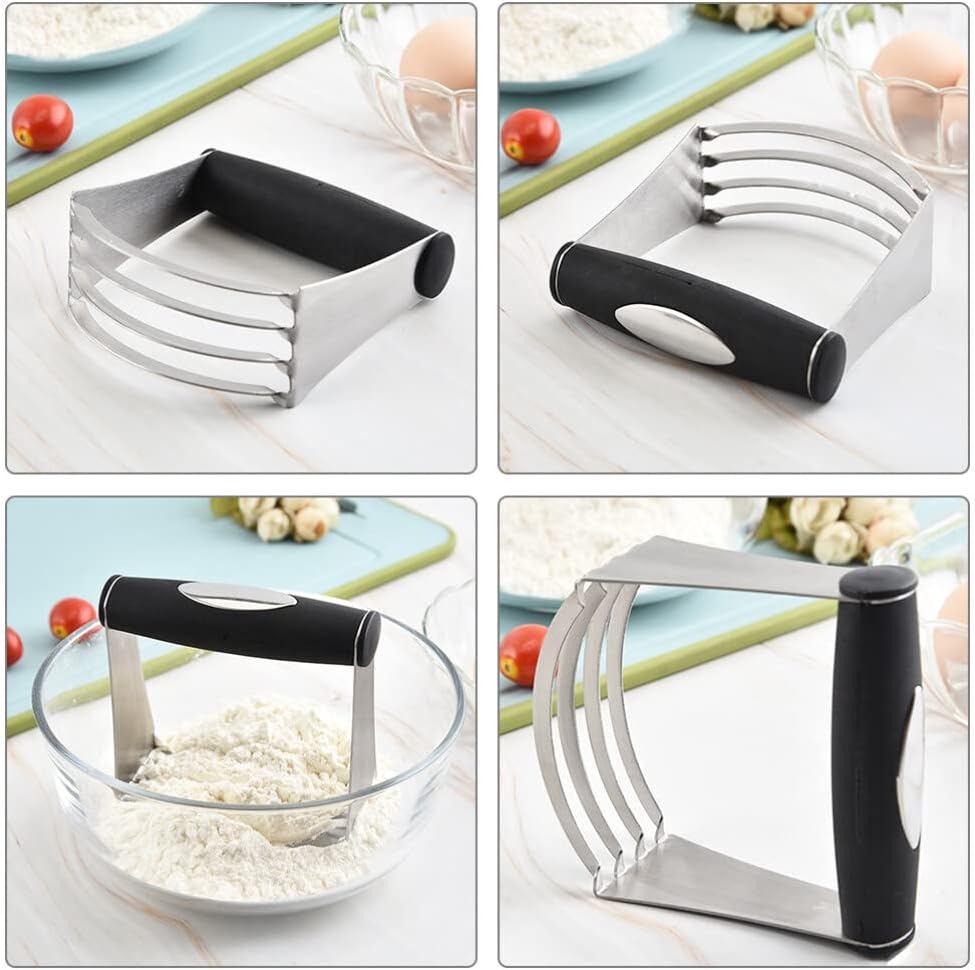 Stainless Steel Pastry Blender Dough Cutter for Baking Kitchen Use