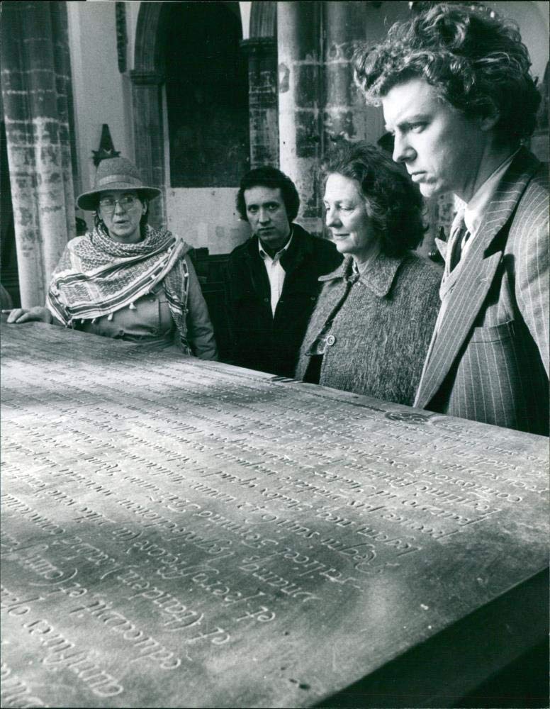 Vintage photo of Sir Nicholas Bacon, Lauren Parsons, Martin Wyatt and June Trafford