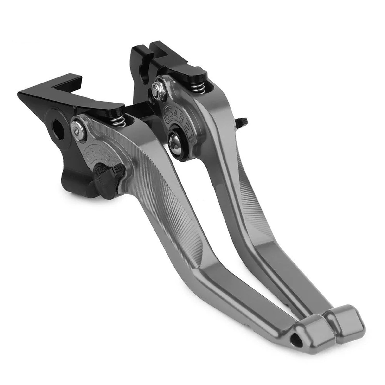 Ublnodk Grey Motorbike Brake Clutch Levers For Mt07 Mt09 Fz07 Fz8 Fz1 Motorcycle Brake Clutch Lever(Grey)