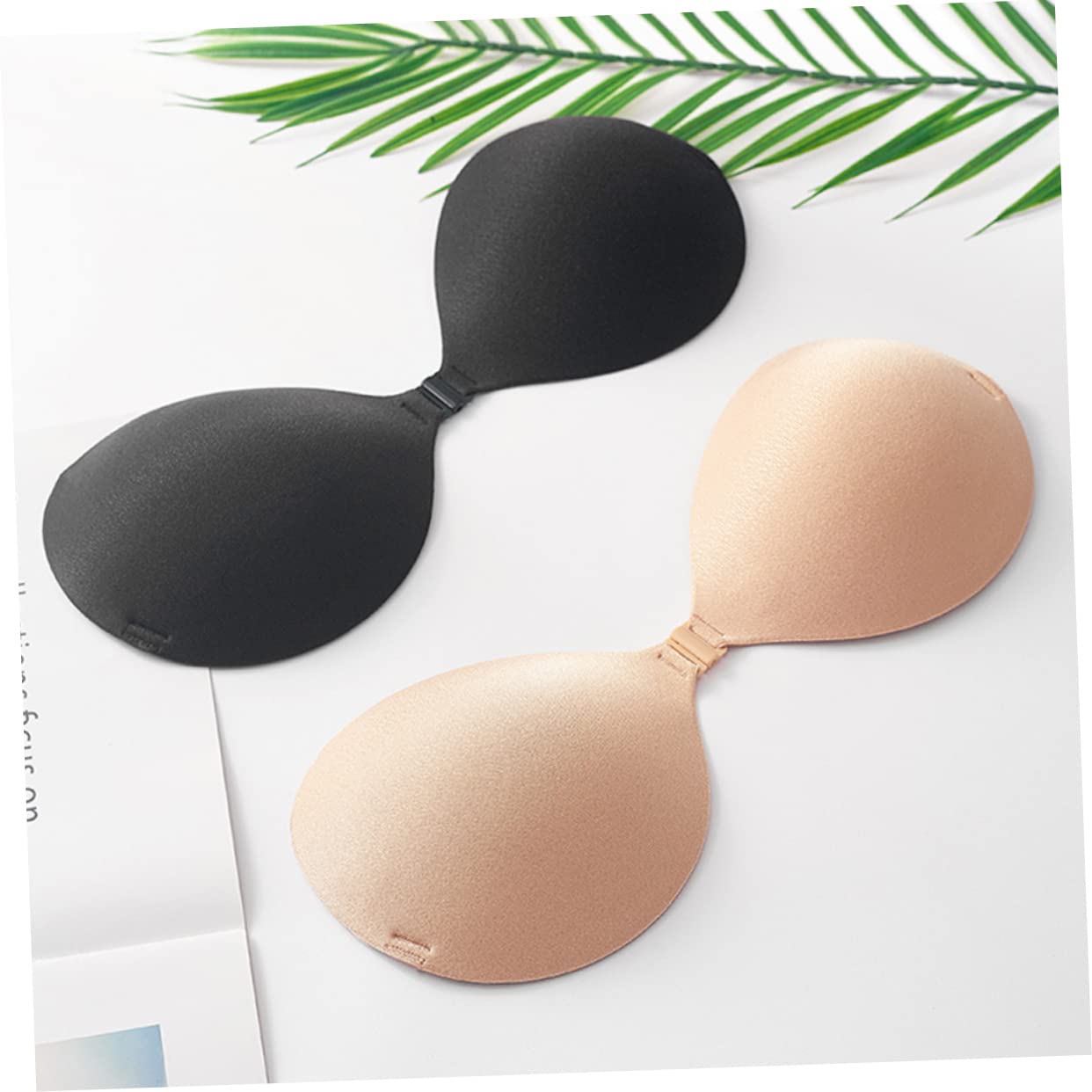 LIFKOME 3 Juegos 2 Piezas Pegatinas de wedding dress seamless bra sujetador sin tirantes sujetador adhesivo invisible sujetador de para el vestido sujetador de