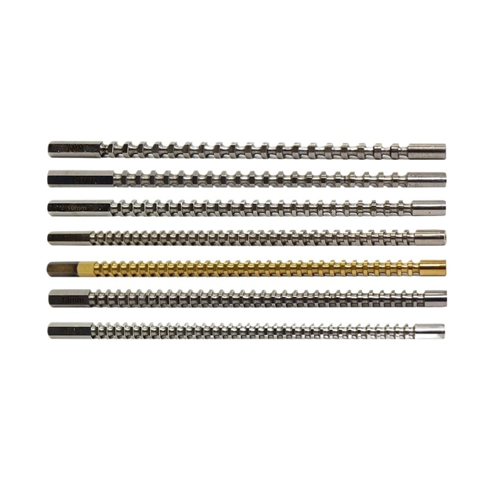 Outil de fraisage à rainure de clavette à poussée, spécifications Multiples, Outil de fraisage à rainure de clavette de Petit diamètre pour routeur CNC et Tour (5 mm)
