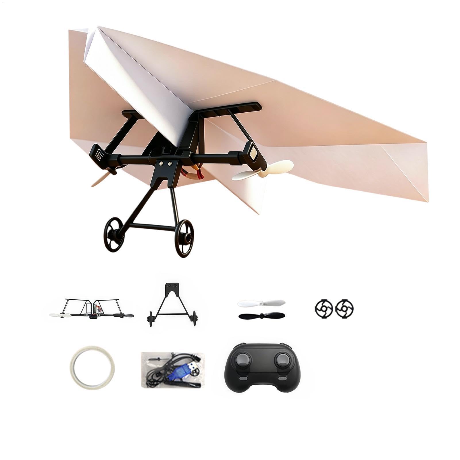 Kit de Avión de Papel juguete ligero plegable con control remoto