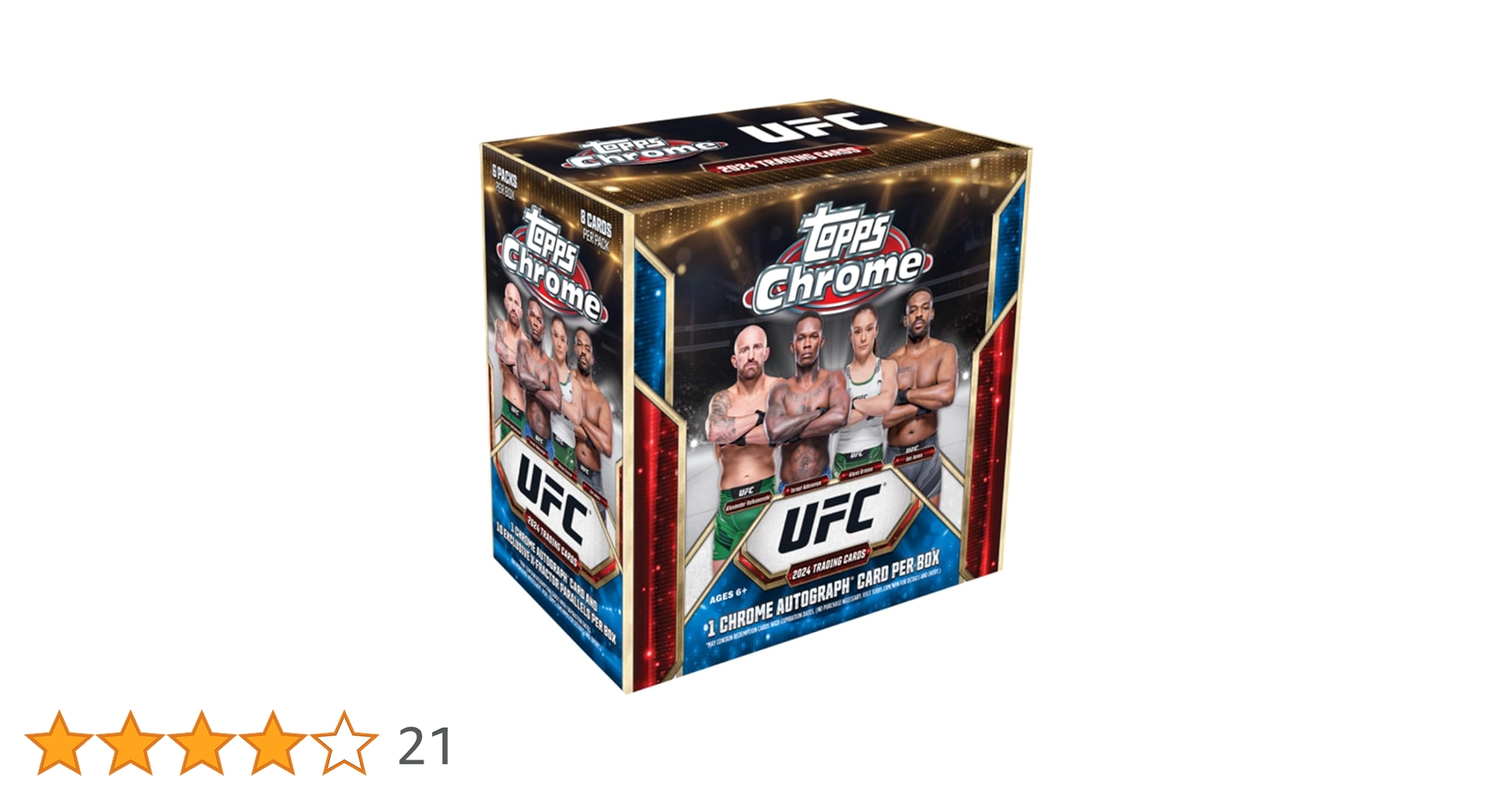 Amazon.co.jp: Topps UFC Chrome 2024 - メガボックス:201ピース