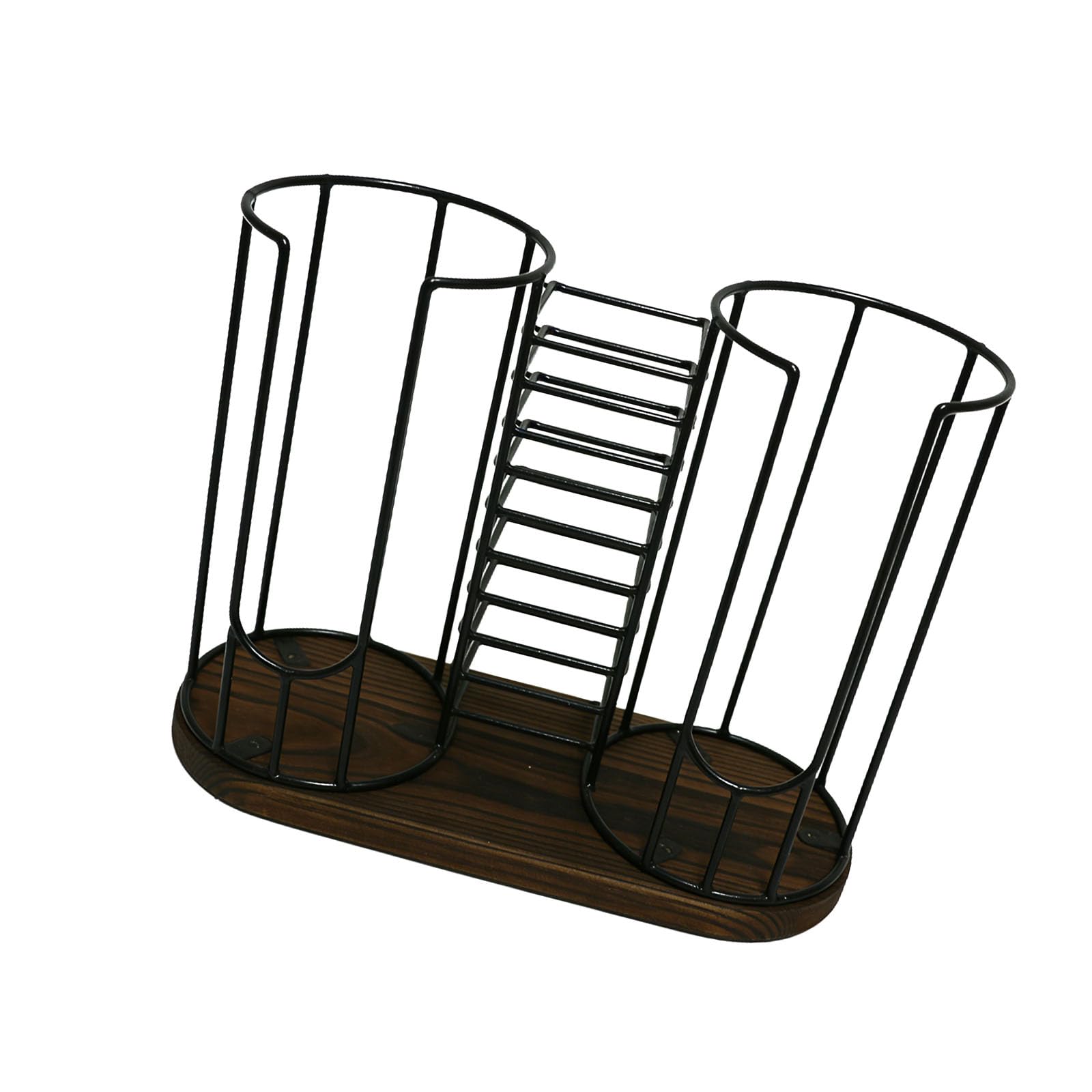 Xjdzineq Stylish Vertical Cup Storage Having Open Shelves Designed for Keeping Coffee Cups Tea Packets and Condiments Neatly Open Storage Shelf