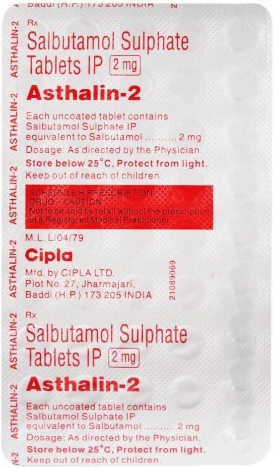 Asthalin-2 - Strip of 45 Tablets
