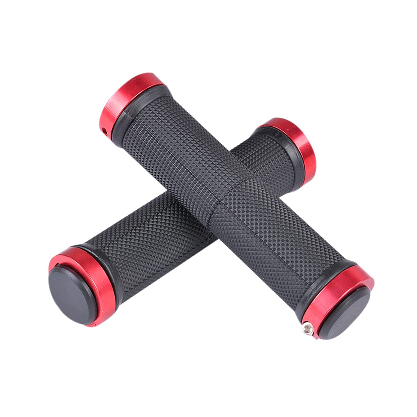 MANYUAN Poetry Department Store 1 Pair Bike Handlebar Grips, Double Lock Cycling Bicycle Grips Fit For Kids Girls Boys, Non-Slip Rubber Mushroom Grips For Scooter (Color : G300055A)