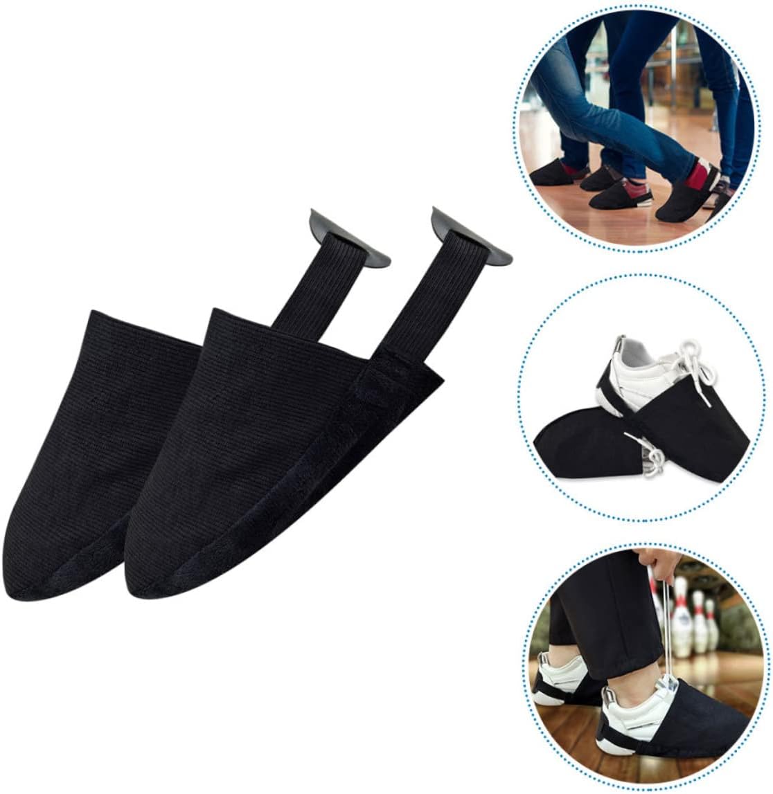 Kisangel 2 Pairs Bowling Shoe Covers Bowling Sneaker Cover Bowling Accessories Bowling Shoes Sleeves Bowling