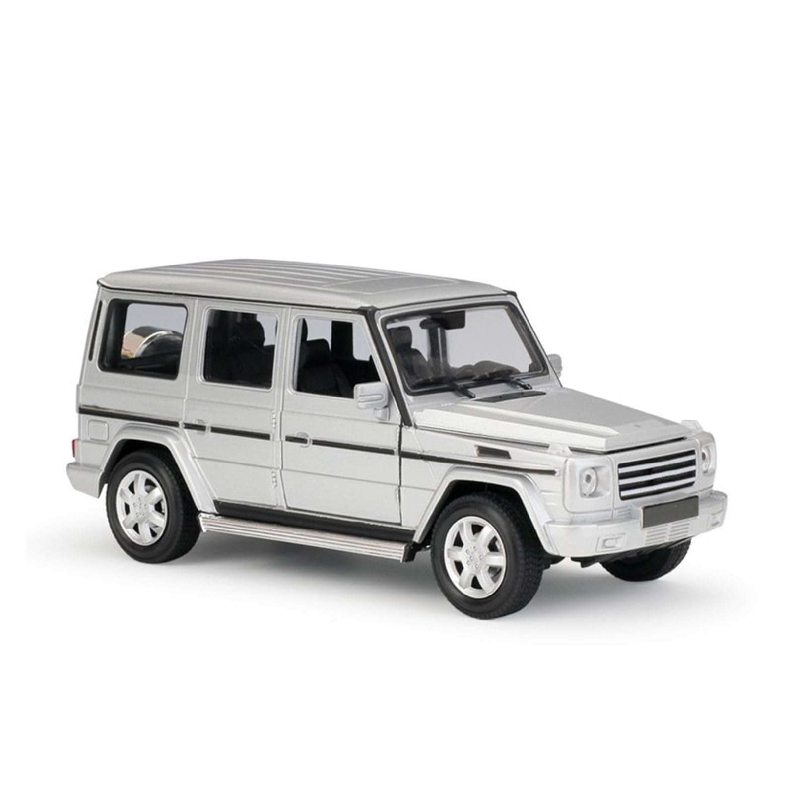Diecast Model Car 1:24 For Benz G-Class Car Metal Diecasts Model(Silver)