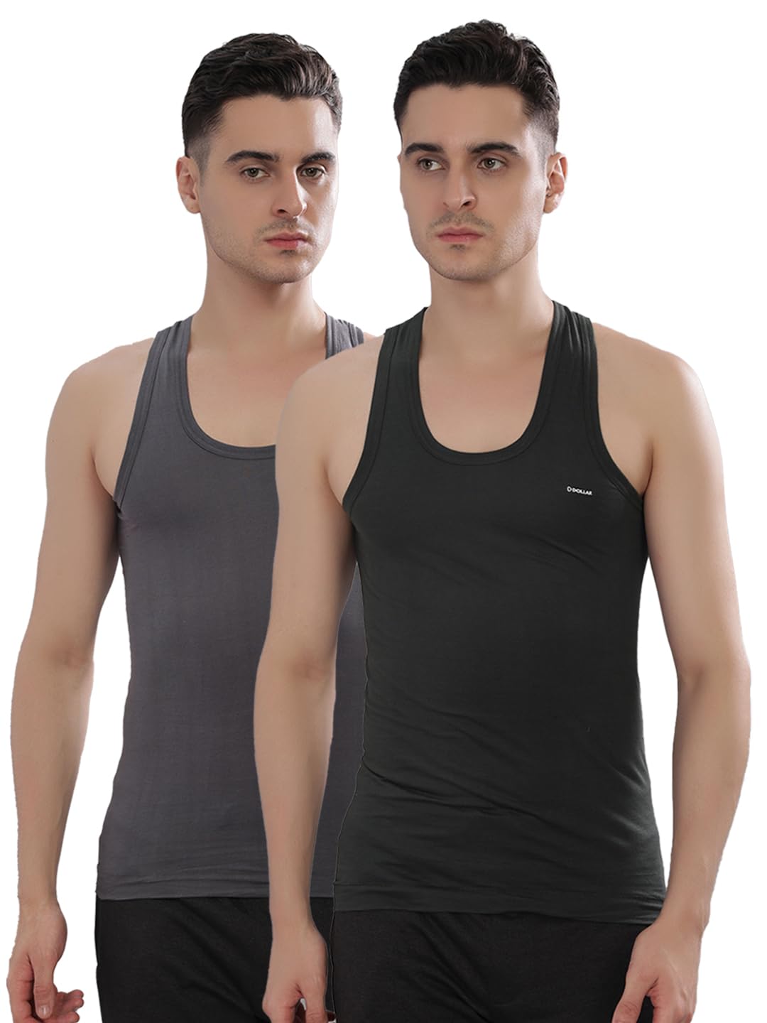 dollar bigboss Men's Solid Regular Fit Vest-picture-41