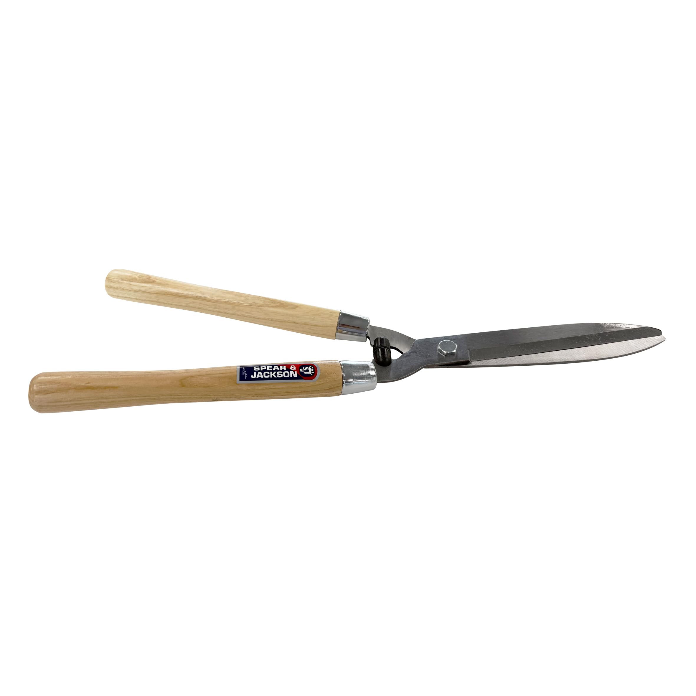Spear & Jackson Razorsharp Cisailles à haies avec poignées en bois – poignées en bois dur FSC vernies (240 mm) – Cisailles polyvalentes en acier au carbone chromé