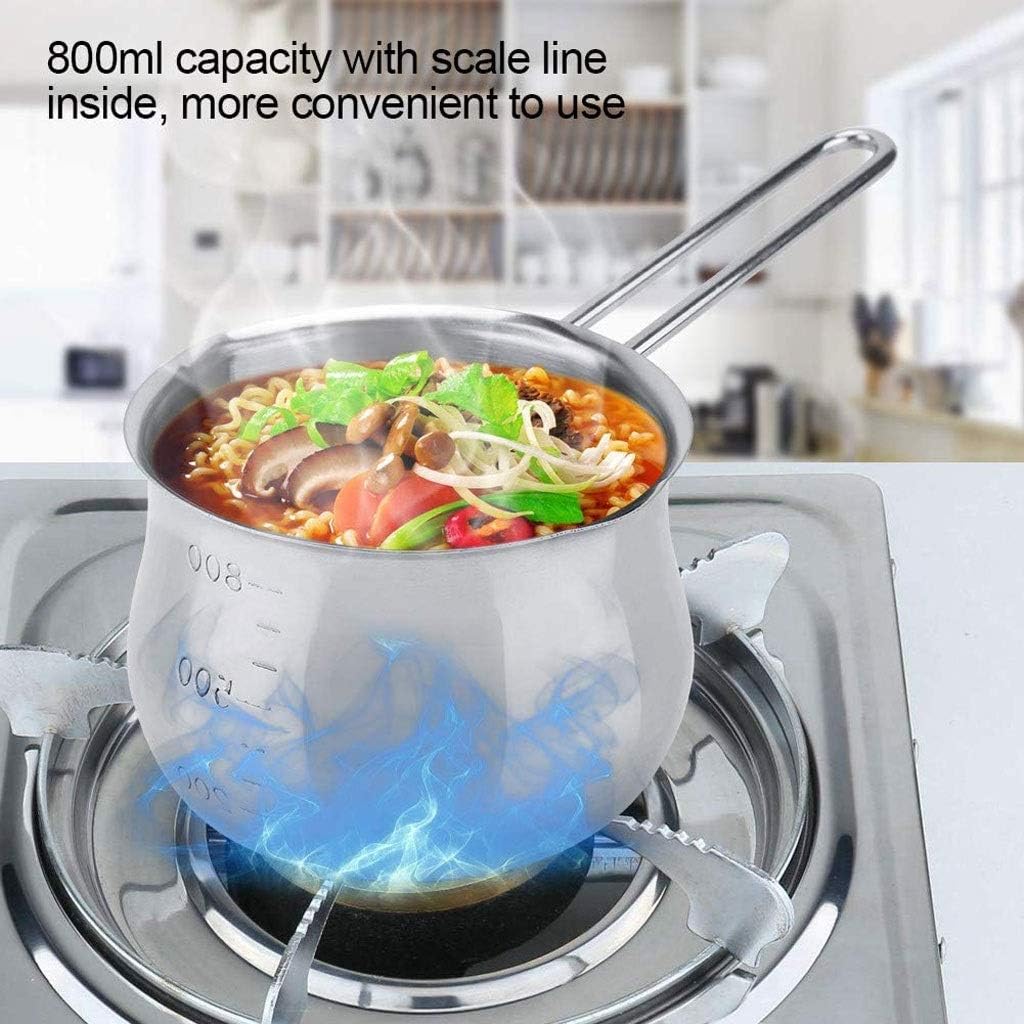 Milk Pans Saucepans Stainless Steel Milk Pot Butter Chocolate Melting Pot Cheese Baking Pot Soup Stockpot