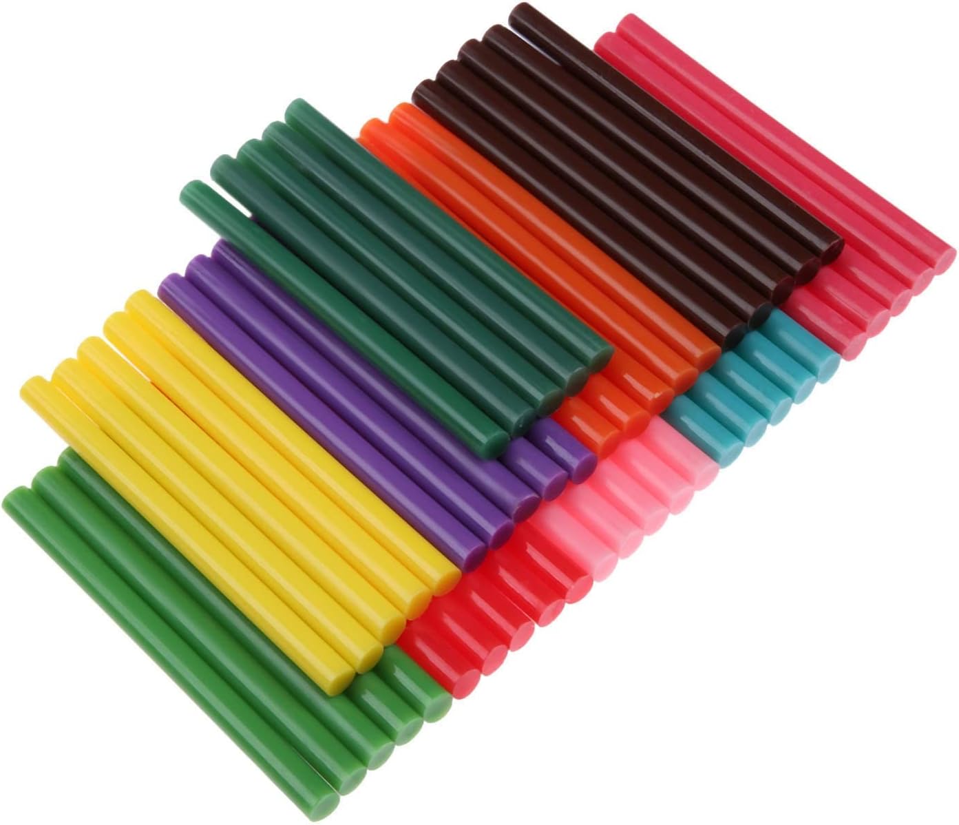 50Pcs 7x100MM DIY Hot Melt Glue Stick Adhesive Colorful For Electric Gun Car Audio Craft Repair Sealing Wax