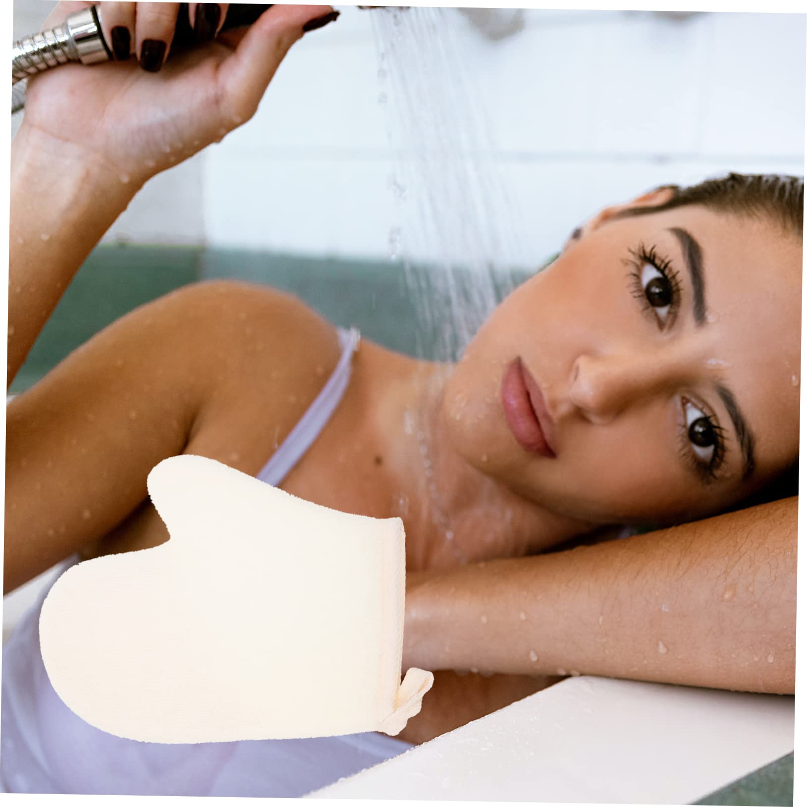 minkissy 8stücke Peelinghandschuhe Aus Dualseitige Badhandschuhe Für Sanftes Peeling Und Gründliche Reinigung Für Zuhause Und Spa-anwendungen