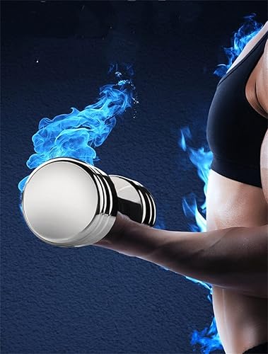 Miniatura 7 de HAKENO Juego de mancuernas ajustables de acero ultra compactas con acabado de espejo para hombres y mujeres, par de pesas de fitness en casa con