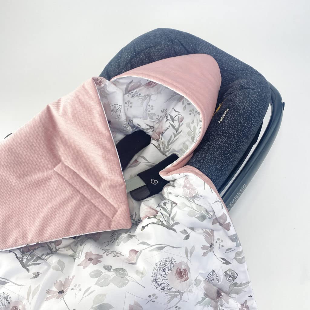 Coperta Neonato 100% Cotone - Per Ovetto, Seggiolino, 75x75cm, Primavera/Estate - Foto 4