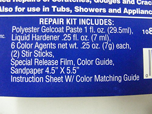 Evercoat Marine Gelcoat Repair Kit 108000 Repair Gelcoat #TOP5
