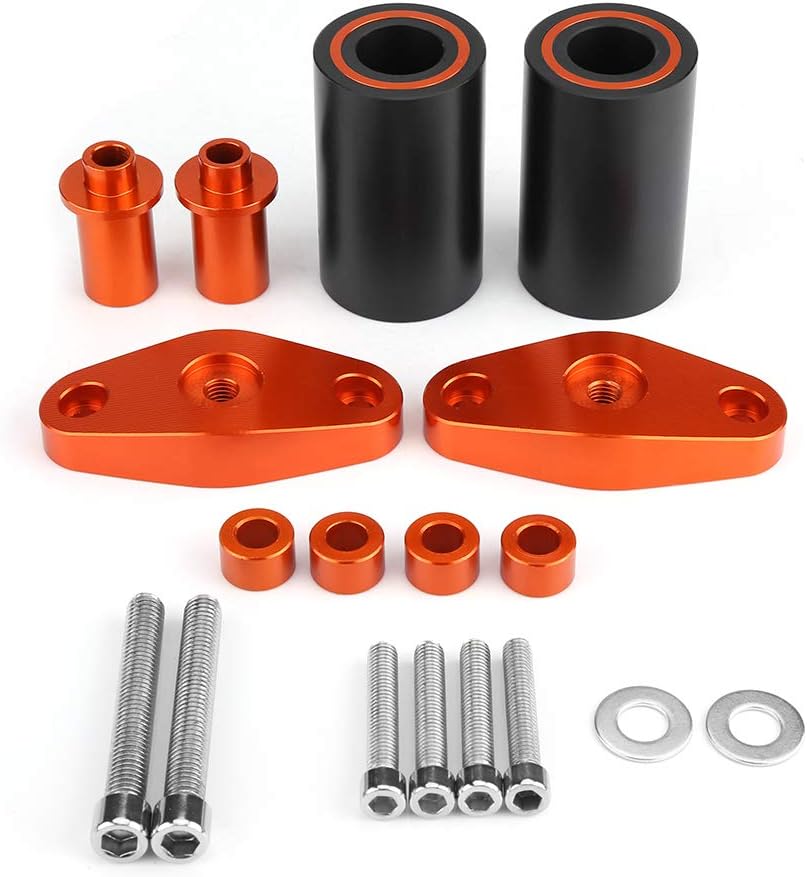 5.3 * 3.9 * 1.9in Motorcycle CNC Frame Sliders with Aluminum Alloy Frame Sliders Anti Crash Pad Falling Protector