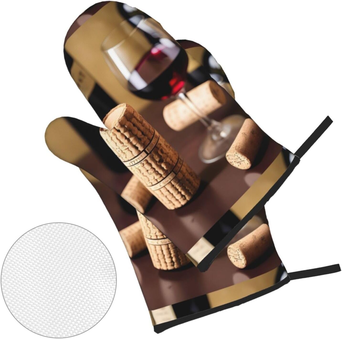 Wine cork Kitchen baking four piece set, fit for cooking and baking, oven, microwave, and outdoor barbecue