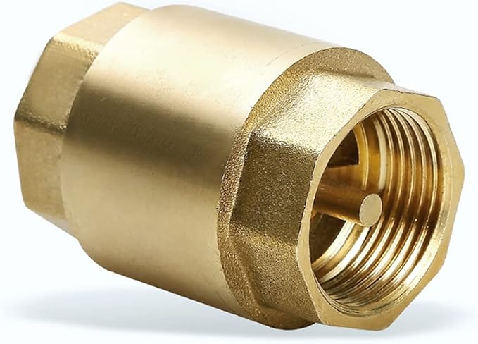 Jiavlyx 2 Stück Messing Rückschlagventil 1 Zoll DN25 - Für Pumpe, Garten & Waschmaschine