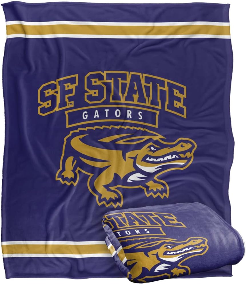 LOGOVISION Official Collegiate Primary Logo Collection Silky Touch Super Soft Throw Blanket Collection
