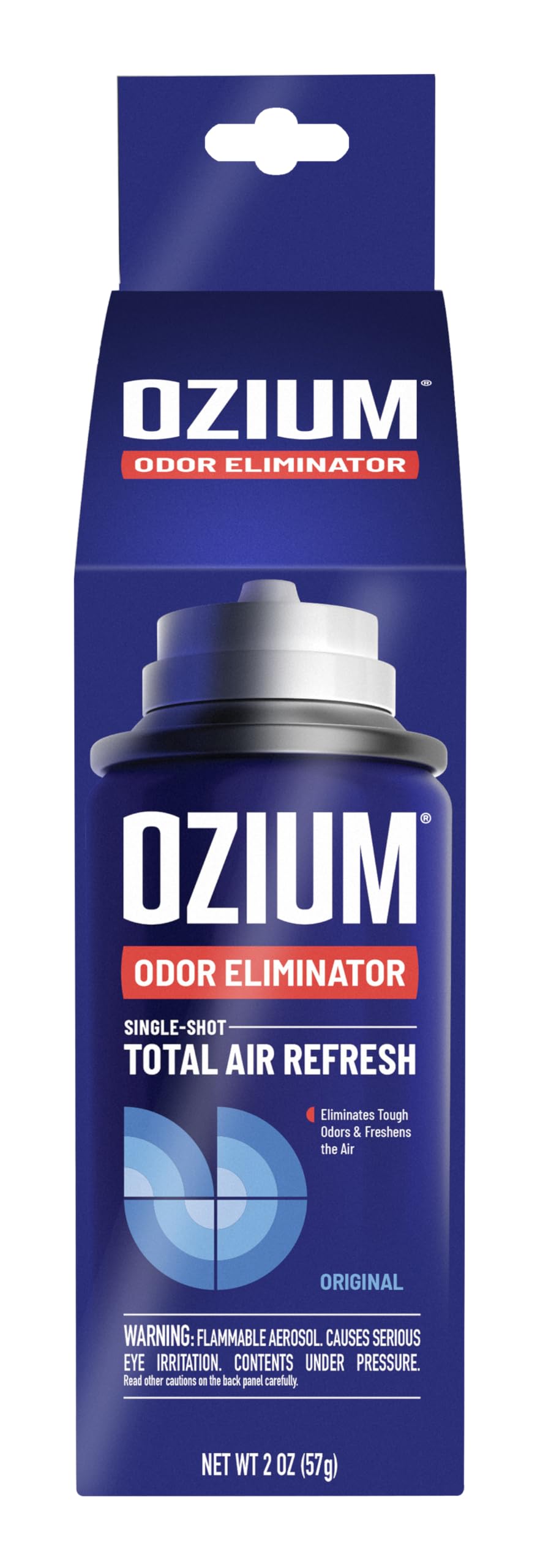 Ozium Air Sanitizer, 2 oz Car Fogger: Single-Shot Smoke Odor Eliminator & Car Air Freshener (Original, 4 Packs)