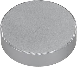 Fotodiox M39 Metal Rear Lens Cap - Silver Protective Rear Cap for 39mm Thread Screw Mount Camera Lenses
