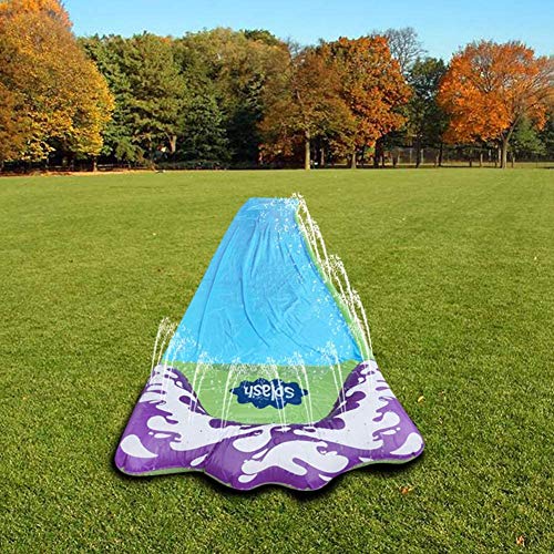EPROSMIN 15.7 FT Water Slides Slip for Kids - Lawn Water Slides with 1 Surfboard and Crash Pad Lower The Temperature Outdoor Toys - Thumbnail 2